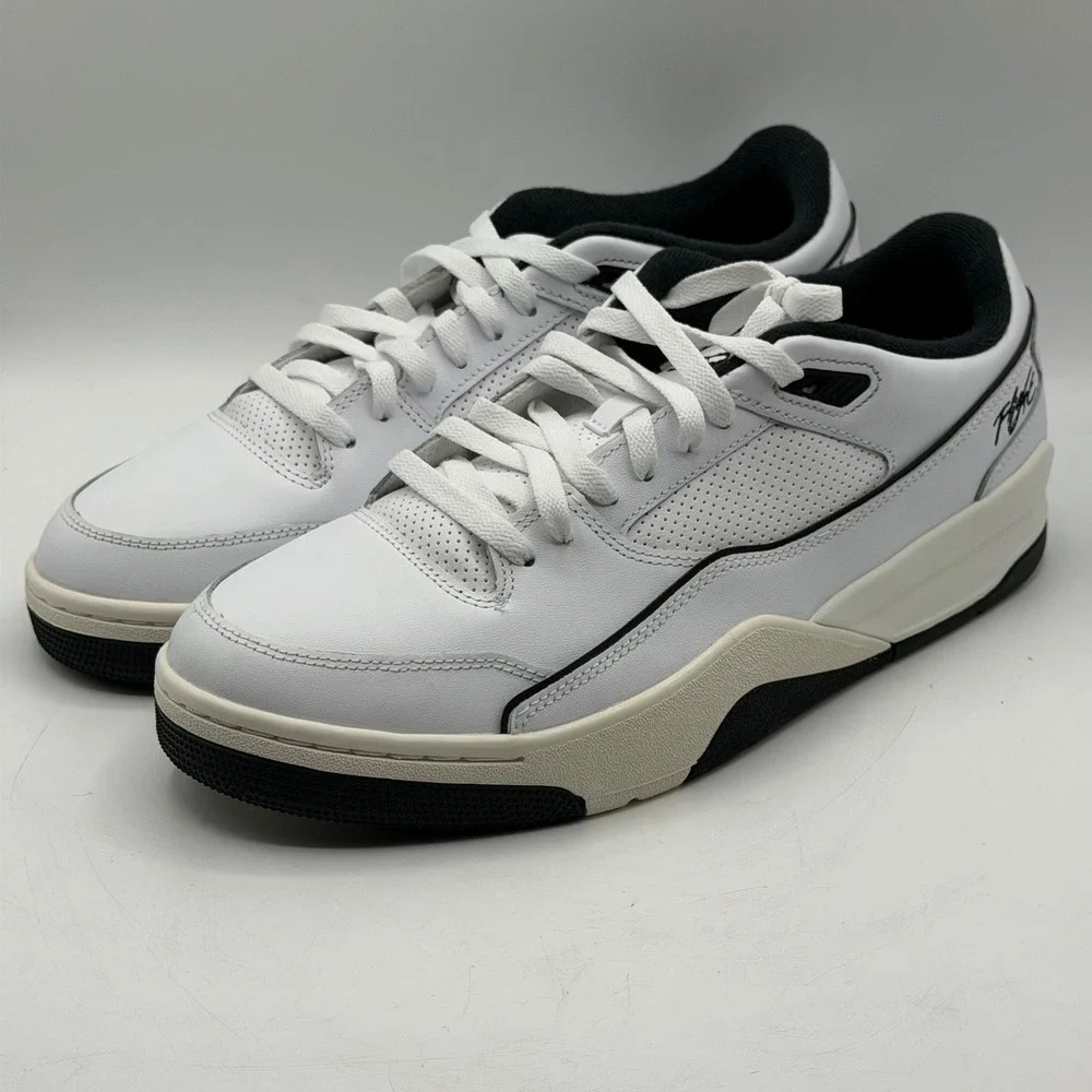 Jordan Flight Court White HF3255-100 Basketball Shoes Mens 12 New w/ Defect READ